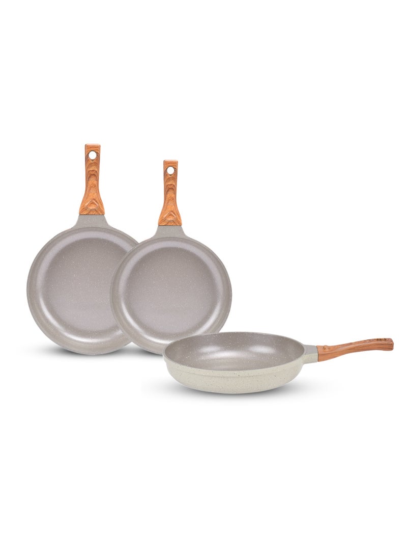 طقم مقلايه جرانيت مدور مقاس ( 20/24/28) سولينجن 3 ق بيج Solingen CBH